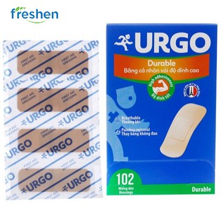 BĂNG CÁ NHÂN URGO VẢI ĐỘ DÍNH CAO 102 miếng