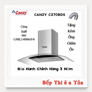 Máy Khử Mùi Kính Cong Cao Cấp CANZY CZ70BDS
