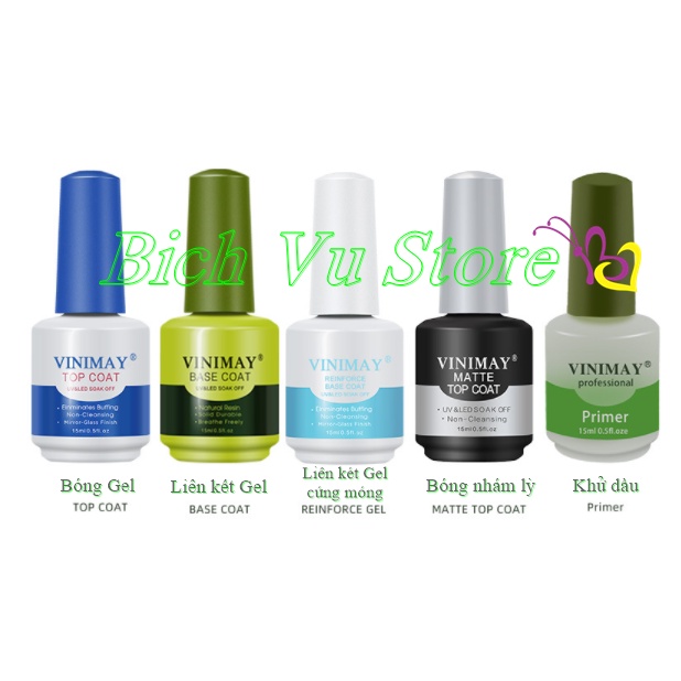 Bóng Top, liên kết Base Vinimay (12ml,chi tiết mô tả sp)