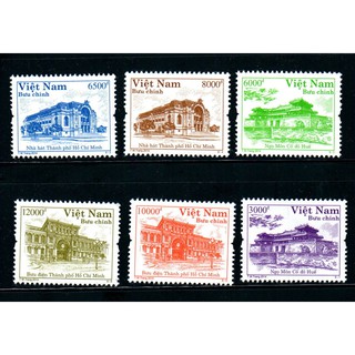 Tem sưu tập MS 1048 Tem Việt Nam kiến trúc Việt Nam bộ 2 ( 6 tem ) 2014