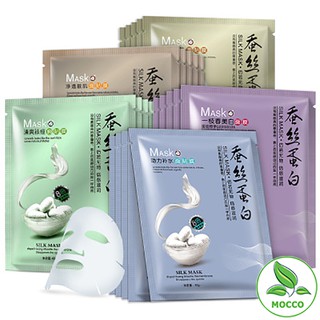 Mặt nạ dưỡng trắng da cấp ẩm thải độc da làm tươi mới mịn da mask nội địa