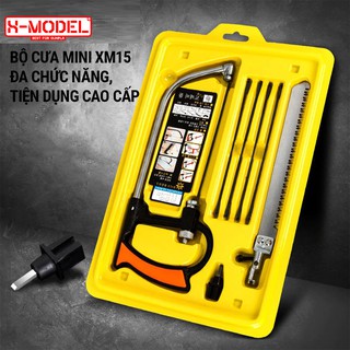 Dụng cụ cưa đa năng mini lưỡi cưa thép không rỉ XM15 dụng cụ câm tay nhỏ gọn, tiện ích XMODEL