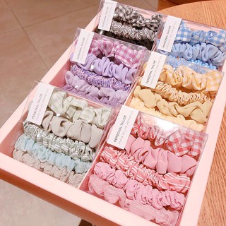 [Mã SKAMCLU8 giảm 10% cho đơn từ 100K] Set Cột Tóc Scrunchies (5c)
