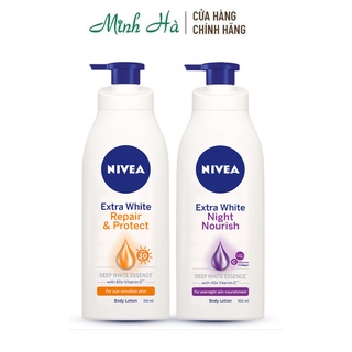 Bộ đôi sữa dưỡng thể ngày và đêm Nivea Extra White