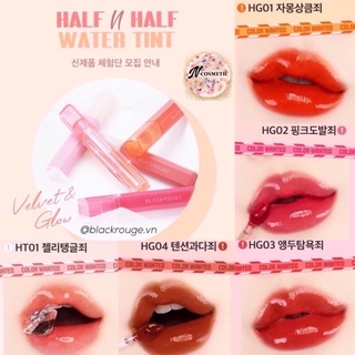 Son Bóng Black Rouge Half N Half Water Glow