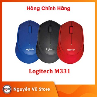 Chuột không dây Logitech M331 Hàng Chính Hãng