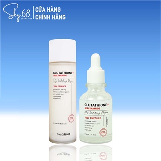 Combo mờ thâm nám, se khít chân lông Angel's Liquid (Toner Niacinamide 150ml + Serum Plus Niacinamide 30ml)