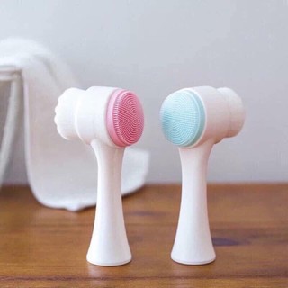 cọ rửa mặt 2 đầu