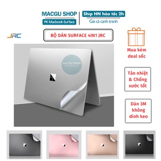 Bộ dán toàn thân 4in1 Surface Laptop 1/2/3, surface laptop go, surfacebook 1/2/3 chính hãng JRC