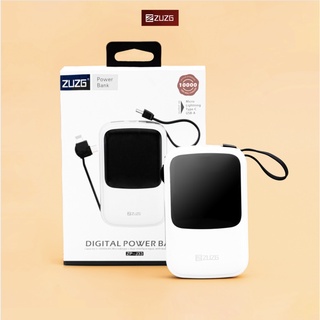 Sạc dự phòng 10000mAH có dây đa năng J33 - Z1 Hàng chính hãng ZUZG
