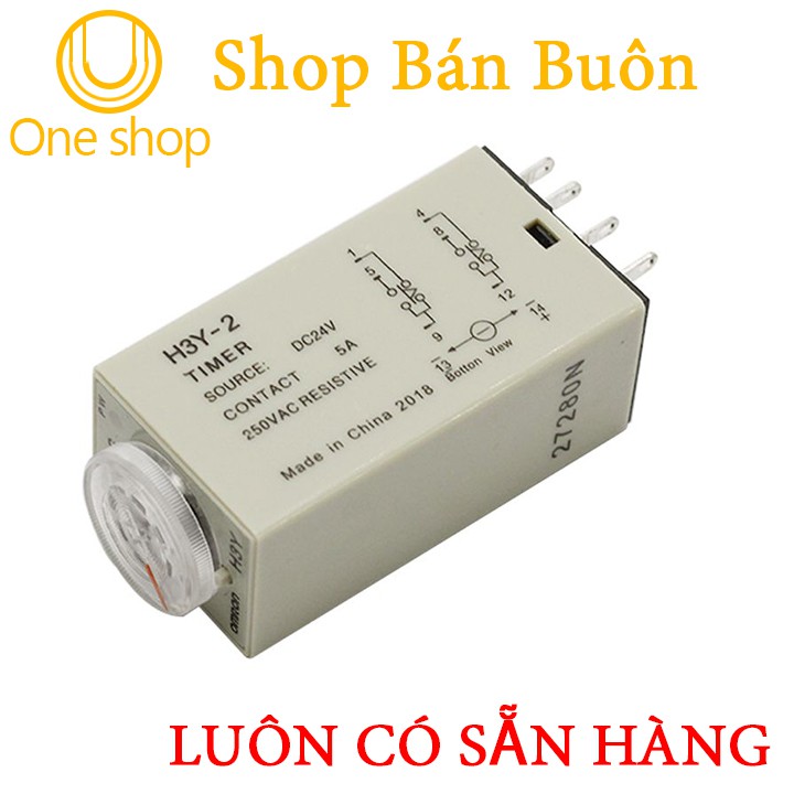 Relay Thời Gian Timer Omron H3Y-2 8P 24V