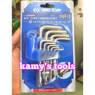 Bộ lục giác bông sao ngắn 9 cây Kingtony model 20309PR