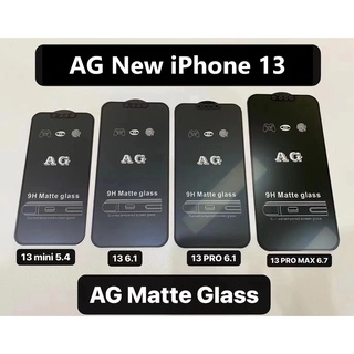 KÍNH CƯỜNG LỰC IPHONE CHỐNG BÁM VÂN TAY AG FULL MÀN IPHONE 13 PROMAX/ 13 PRO/ IPHONE 13