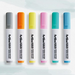 Bút Dạ Quang Màu Pastel Artline EK-660 - Bút Highlighter Pastel Artline EK-660