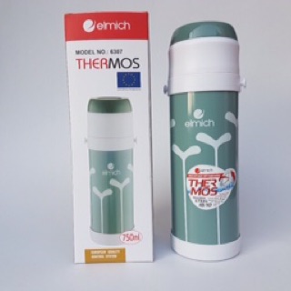 BÌNH GIỮ NHIỆT ELMICH EL6306- 500ML GIỮ LẠNH 24H ,GIỮ NONG 8H XUẤT XỨ CH.SEC