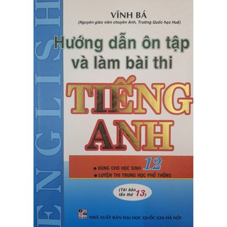 Sách - Hướng dẫn ôn tập và làm bài thi Tiếng Anh