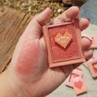 Phấn Má Hồng Lì Không Nhũ Nee Cara Tông Hoa Hồng Khô You Make My Heart N327 No.03
