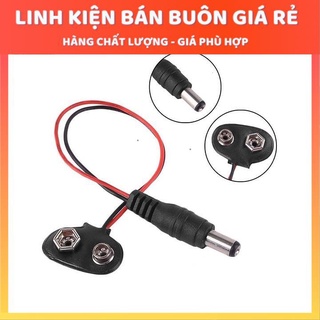 Dây Đế Pin 9V Ra Đầu Jack DC 5.5x2.1MM