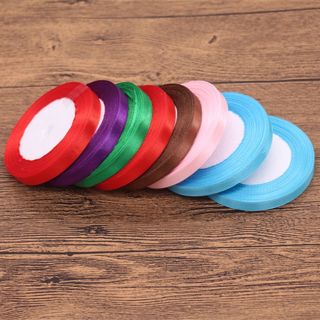 Ruy băng vải cuộn♤ bản 1cm cuộn 23m,♤ruy băng vải cuộn