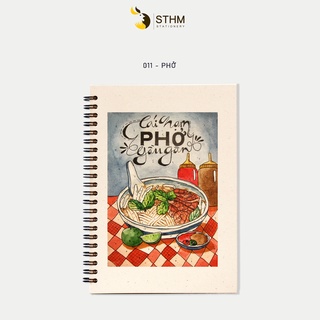 PHỞ - Sổ tay bìa cứng - A5 - 011 - STHM stationery