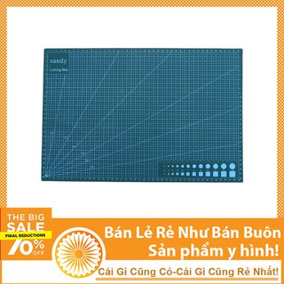 Bảng Cắt Tự Liền A3 - Tấm Lót Cắt Giấy Tặng Dao Dọc Giấy Nhỏ
