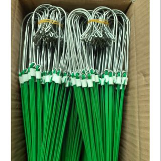 10 móc kẽm bọc nhựa chống rỉ 80cm loại đẹp dùng để treo lan