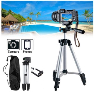 Giá đỡ điện thoại Tripod 3 chân chụp ảnh, livestream cực tốt tương thích nhiều dòng máy, có kẹp điện thoại kèm 88202 TRA
