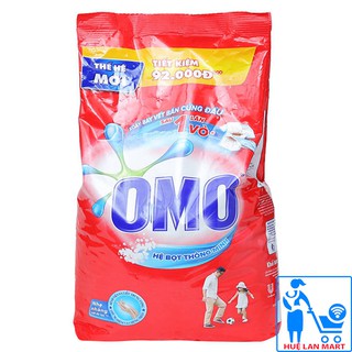 Bột Giặt OMO Công Nghệ Giặt Xanh Túi 6kg (Xoáy bay 100% vết bẩn cứng đầu sau 1 lần vò)