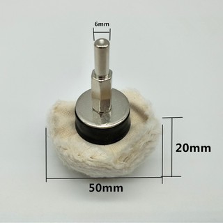 Vải bông đánh bóng hình bán nguyệt 50mm