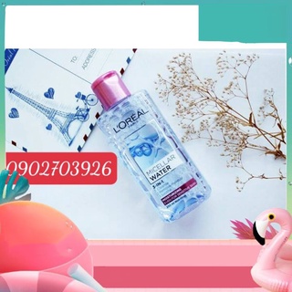 Nước tẩy trang dưỡng ẩm L'O.real Paris 95ml chai màu hồng- dành cho da khô - da thường và da nhạy cảm giúp da sạch sâu