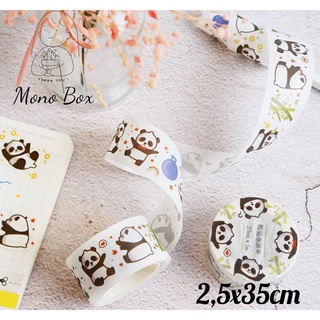 [Chiết] Washi tape mã CB002 2,5x35cm, băng keo dán trang trí họa tiết chibi Mono_box