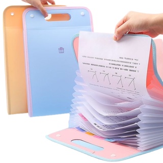 [Hồ Sơ Bảo Mật] File Đựng Tài Liệu, Hồ Sơ - Bìa Đựng 13 Ngăn Tiện Dụng