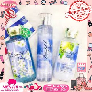 [𝐵𝒪𝒟𝒴 𝑀𝐼𝒮𝒯] Xịt thơm toàn thân body mist Bath And Body Works Beautiful Day 10ML #тнυynga.вeaυтyѕнop