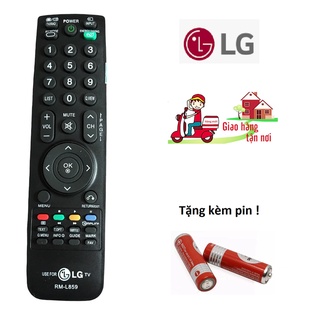 Remote Điều khiển tivi LG LCD RM-L859 ngắn hàng tốt, Tặng kèm pin !