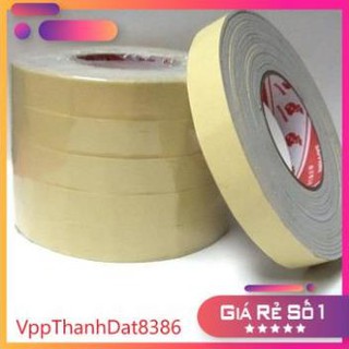 (Sale)  Băng dính xốp vàng 2 mặt cực chắc