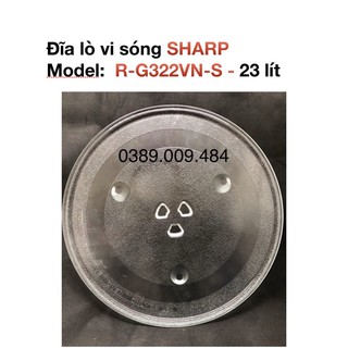 Đĩa lò vi sóng Sharp R-G322VN-S (23 lít) đĩa chính hãng