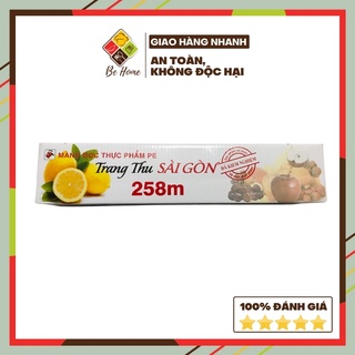 Màng Bọc Thực Phẩm Có Lưỡi Cắt TrangThu BEHOME Màng Bọc Thức Ăn Co Dãn Siêu Bền Đảm Bảo An Toàn [GOODSG258]