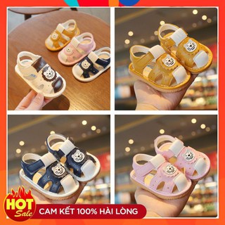 Quảng Châu loại 1_Sandal tập đi, dép tập đi cho bé,đế mềm cho các bé mới tập đi hình hổ con 🦁 đáng yêu