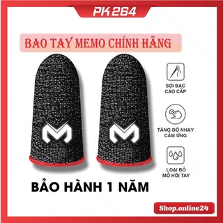 Găng tay chơi game MeMo, Shezi sợi bạc 24 kim cao cấp Chơi Game ff, Pubg, Liên Quân,.. Chống Mồ Hôi, Siêu Nhạy