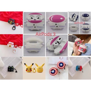Cartoon Silicone Pikachu compatible for Apple Airpods 3 2021 1/2 Pro Cover wireless bluetooth earphone Charging Protective Case Box