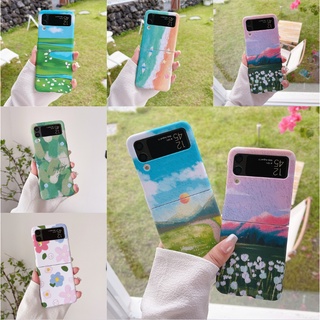 Ốp Điện Thoại PC Cứng Chống Sốc In Hoạ Tiết Hoạt Hình Powerpuff Girls Có Thể Gấp Gọn Cho Samsung Galaxy Z Flip 3 4 5G