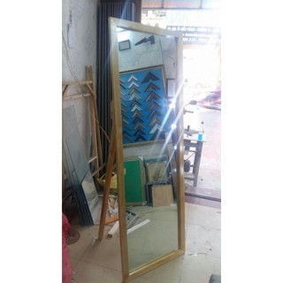 gương soi toàn thân gỗ thông 100%