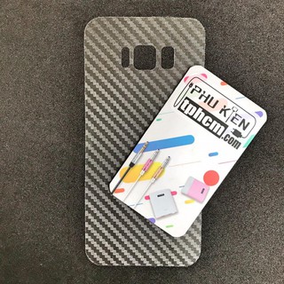 Dán mặt lưng Carbon Samsung S8