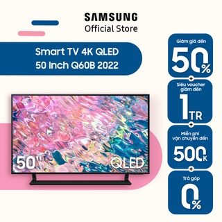 [Mã ELBAU7 giảm 7% đơn 5TR] Smart Tivi Samsung 50 Inch 4K QLED QA50Q60BAKXXV 2022 - Miễn phí lắp đặt
