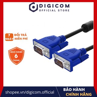 Dây cáp VGA dài 1.5m màu đen - Dây cáp tín hiệu VGA chống nhiễu giá rẻ