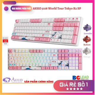 [Chính hãng] Bàn phím cơ AKKO 5108 World Tour Tokyo R2 SP (Hotswap| Led RGB| AKKO CS Switch) - Mai Hoàng phân phối