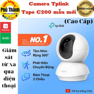 Tplink - Camera giám sát kết nối internet cao cấp Tapo C200 Full HD 1080P mẫu mới BH 2 năm