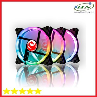Bộ 5 Fan LED RGB RED DRAGON V8/2018 HUB REMOTE VÍT