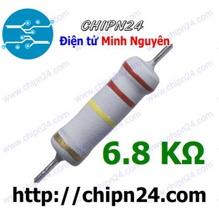 [5 CON] Điện Trở 6K8 2W