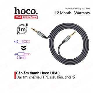 [Mã ELHACE giảm 4% đơn 300K] Cáp âm thanh jack 3.5mm Hoco UPA03 AUX dài 1m